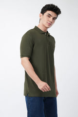 Olive polo tshirt