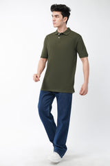 Olive polo tshirt