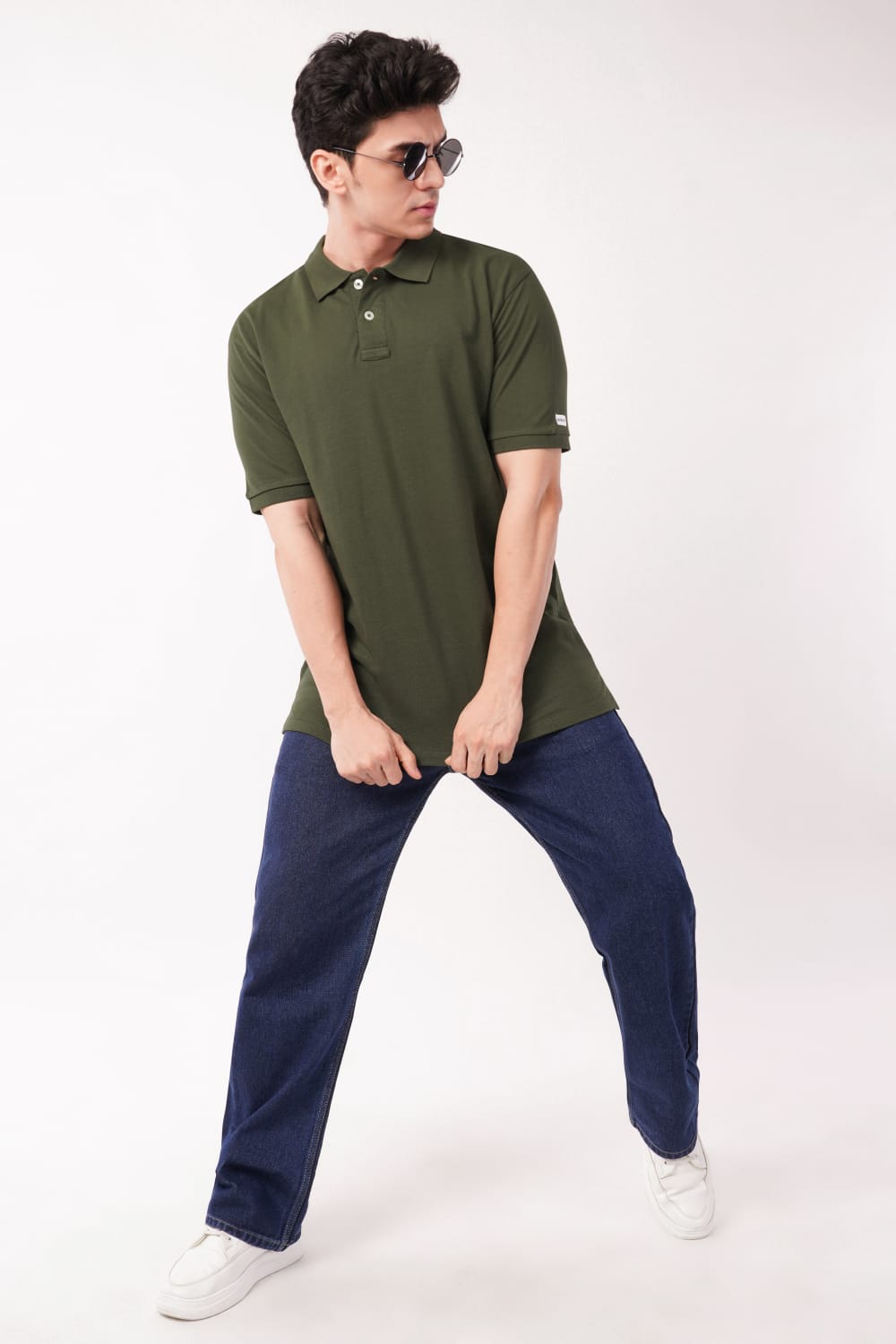 Olive polo tshirt