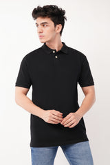Black polo tshirt