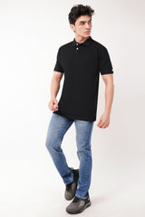 Black polo tshirt