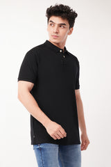 Black polo tshirt