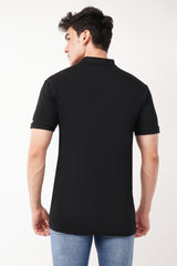 Black polo tshirt