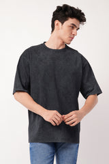 Carbon acid wash oversized tshirt