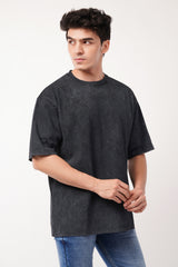 Carbon acid wash oversized tshirt