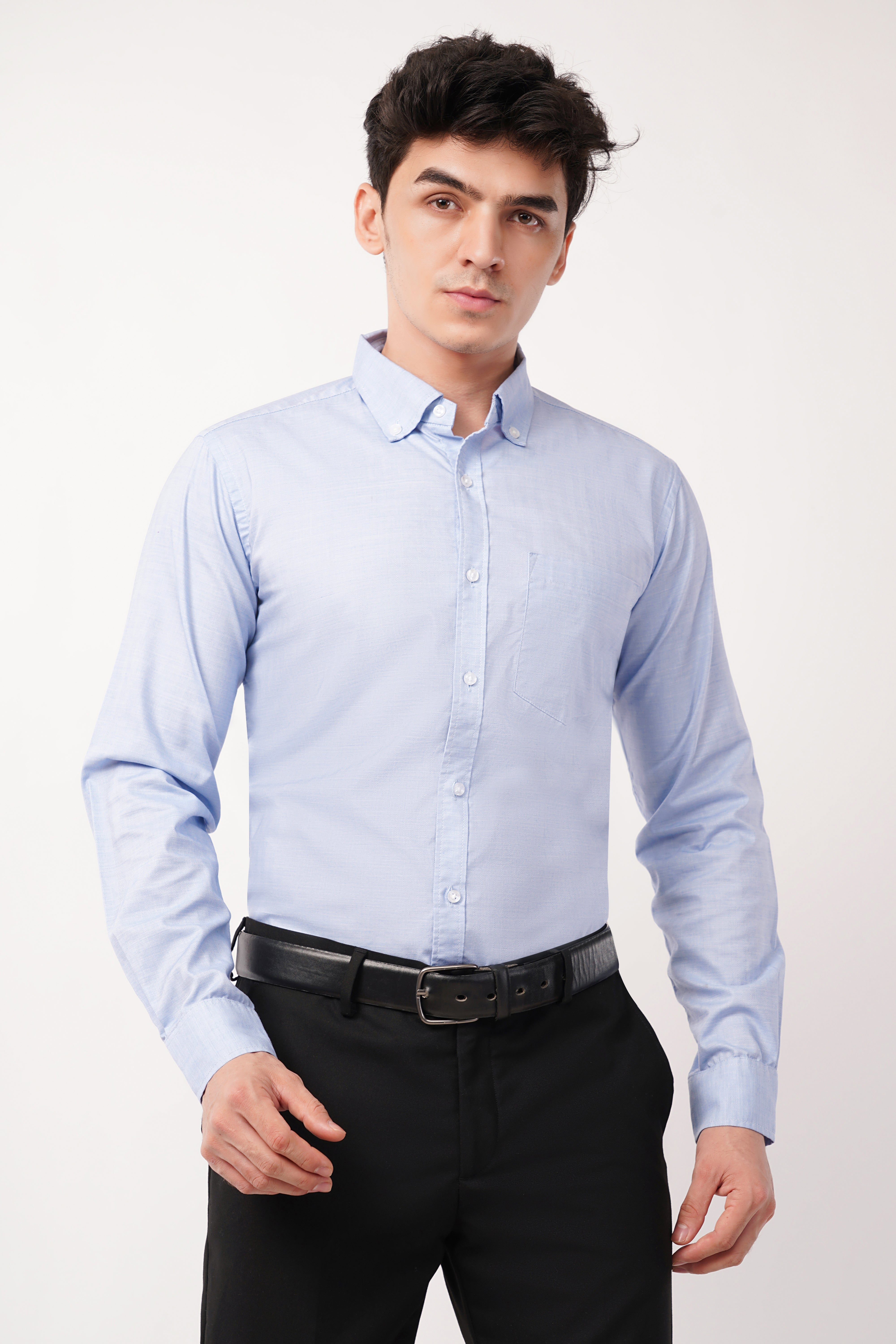 Classic Sky Blue Oxford Shirt