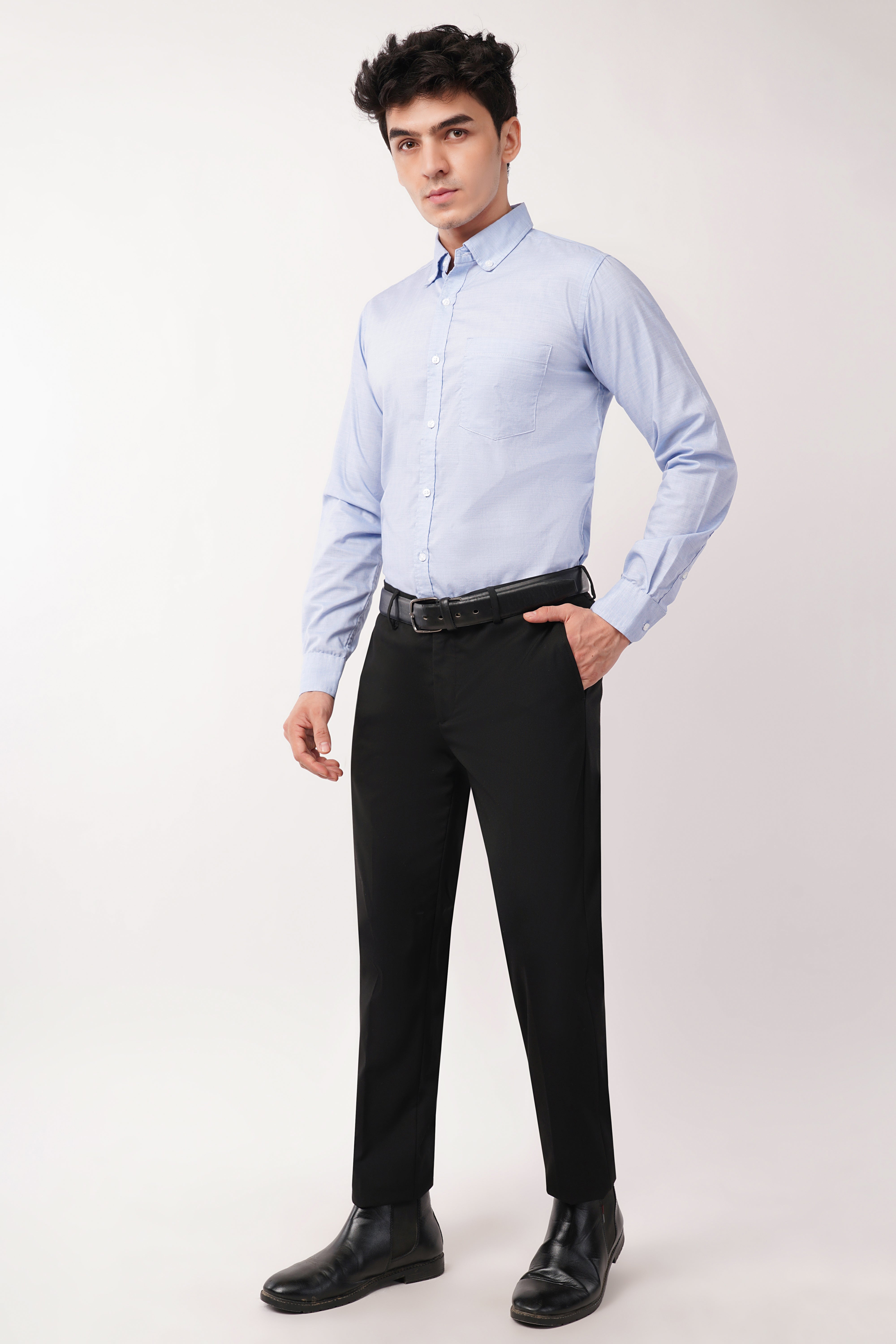 Classic Sky Blue Oxford Shirt