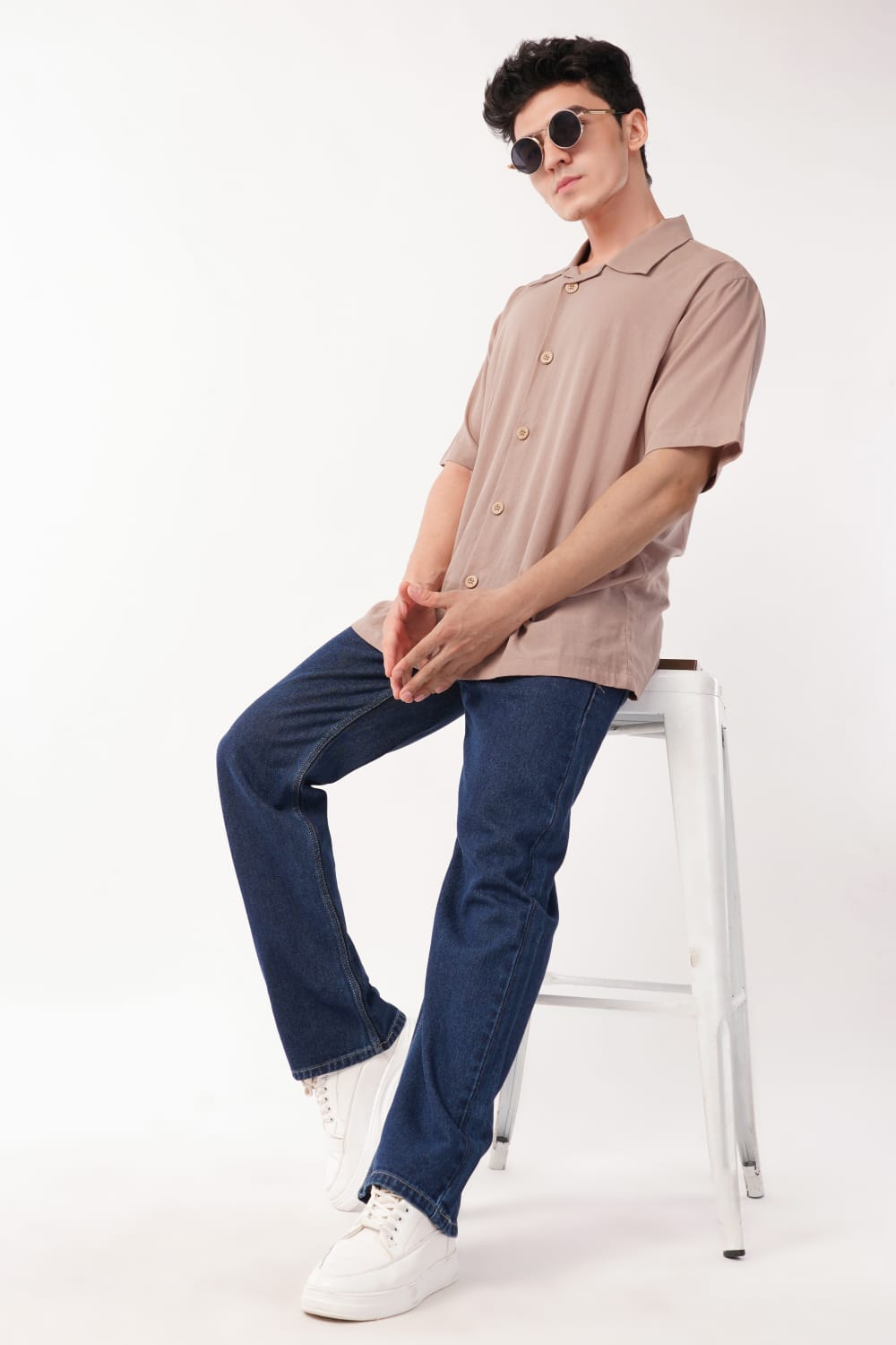 Elite Taupe Luxe Soft Cotton Shirt