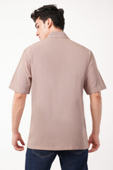 Elite Taupe Luxe Soft Cotton Shirt