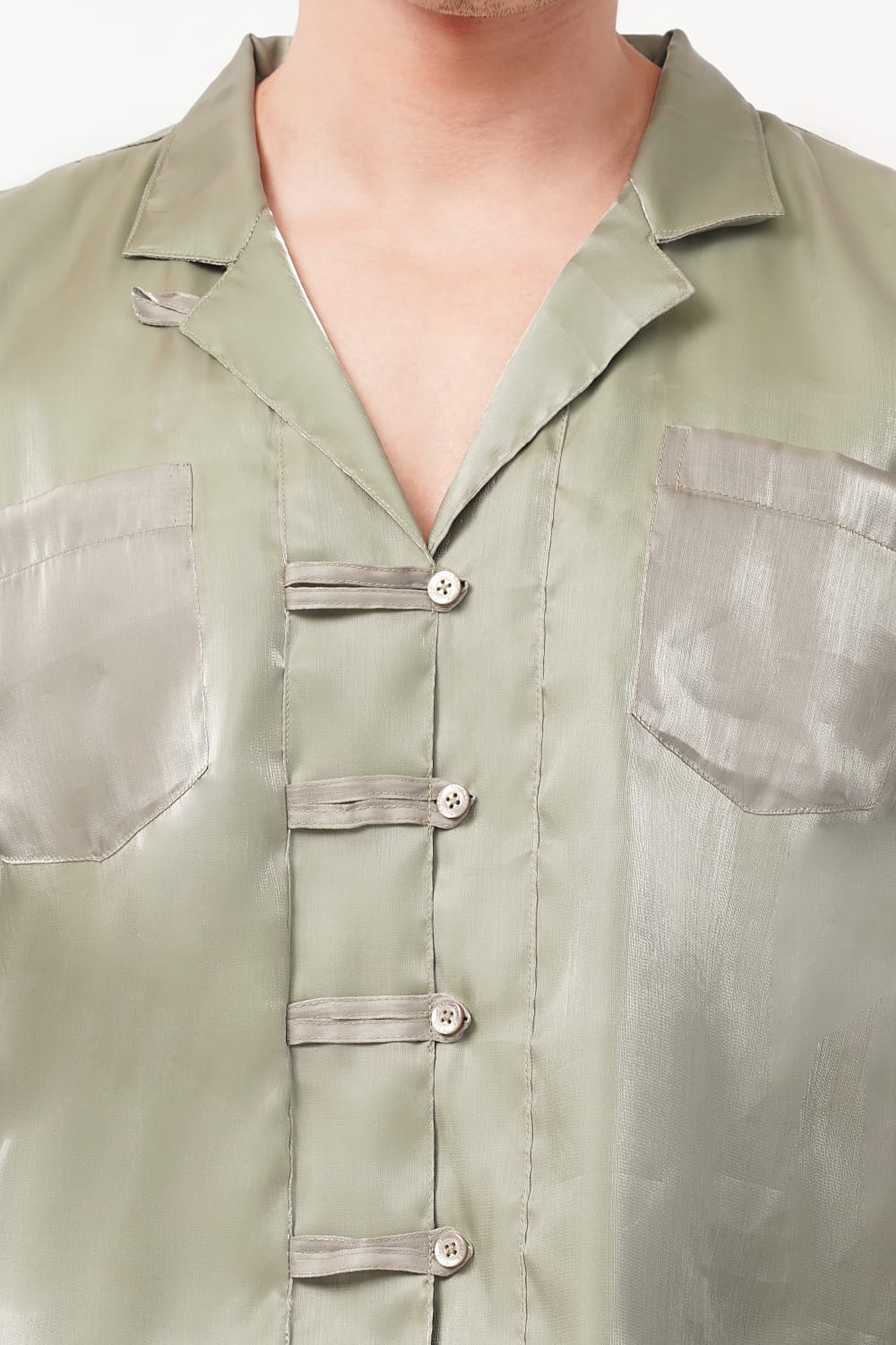 Pistachio green jimmy choo full sleeves shirt