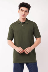 Olive polo tshirt